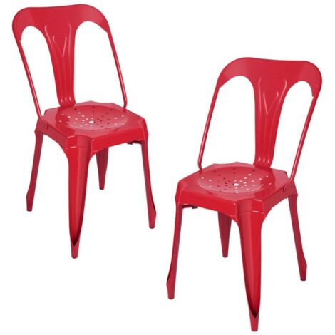 Packs Sillas Comedor - Pack 2 Sillas Ulix - Rojo