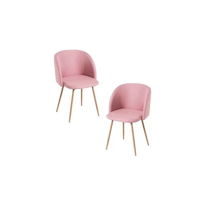

Packs Sillas Comedor - Pack 2 Sillas Velt Tela - Rosa