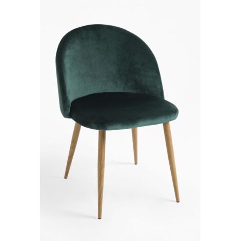 Packs Sillas Comedor - Pack 2 Sillas Vint Terciopelo - Verde