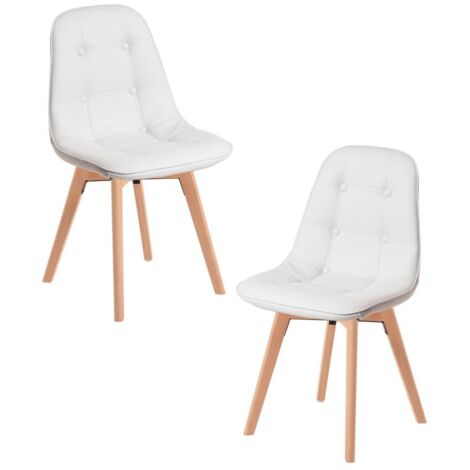 Packs Sillas Comedor - Pack 2 Sillas Vorak - Blanco
