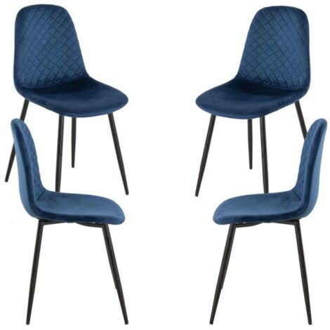Packs Sillas Comedor - Pack 4 Sillas Boide - Azul