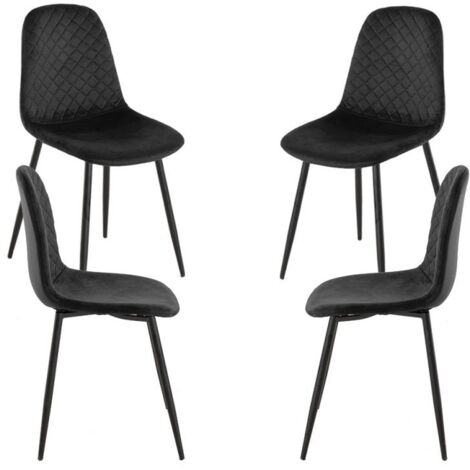 Packs Sillas Comedor - Pack 4 Sillas Boide - Negro