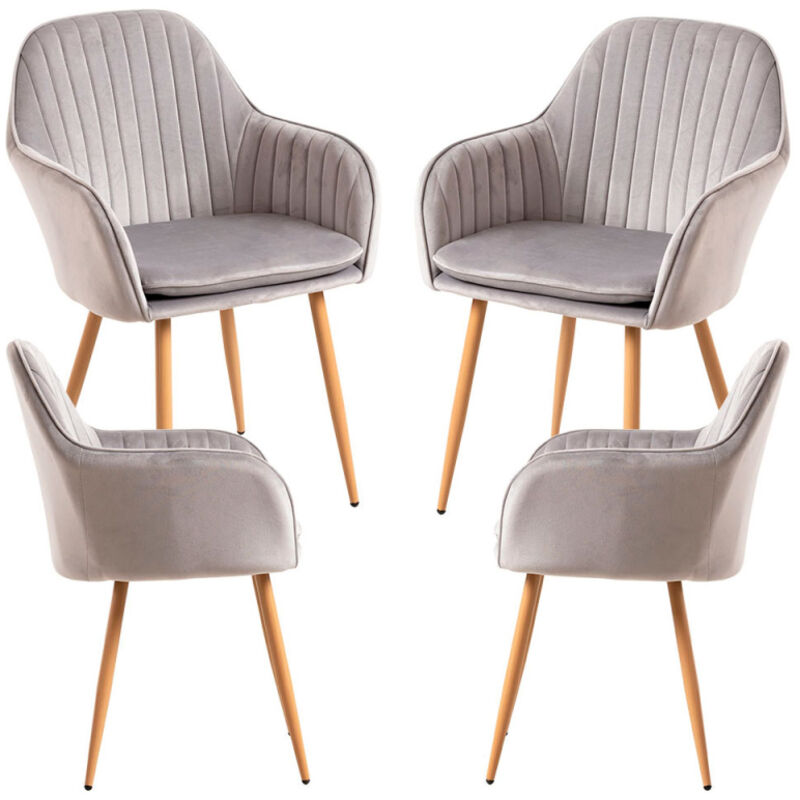 Ofertas en packs - Pack 4 Sillas Chic - Gris