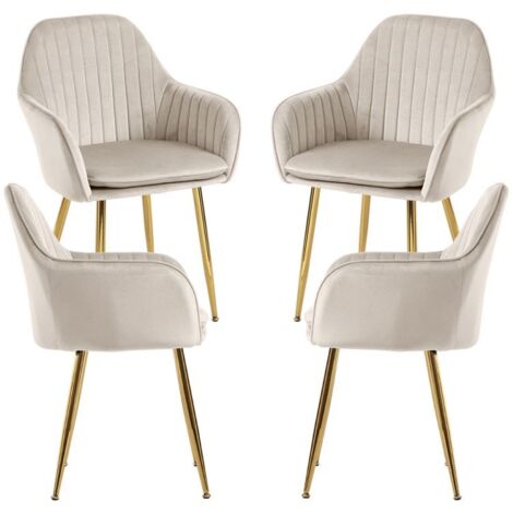 Packs Sillas Comedor - Pack 4 Sillas Chic Golden - Beige