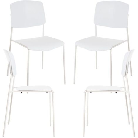 Packs Sillas Comedor - Pack 4 Sillas Chiel - Blanco