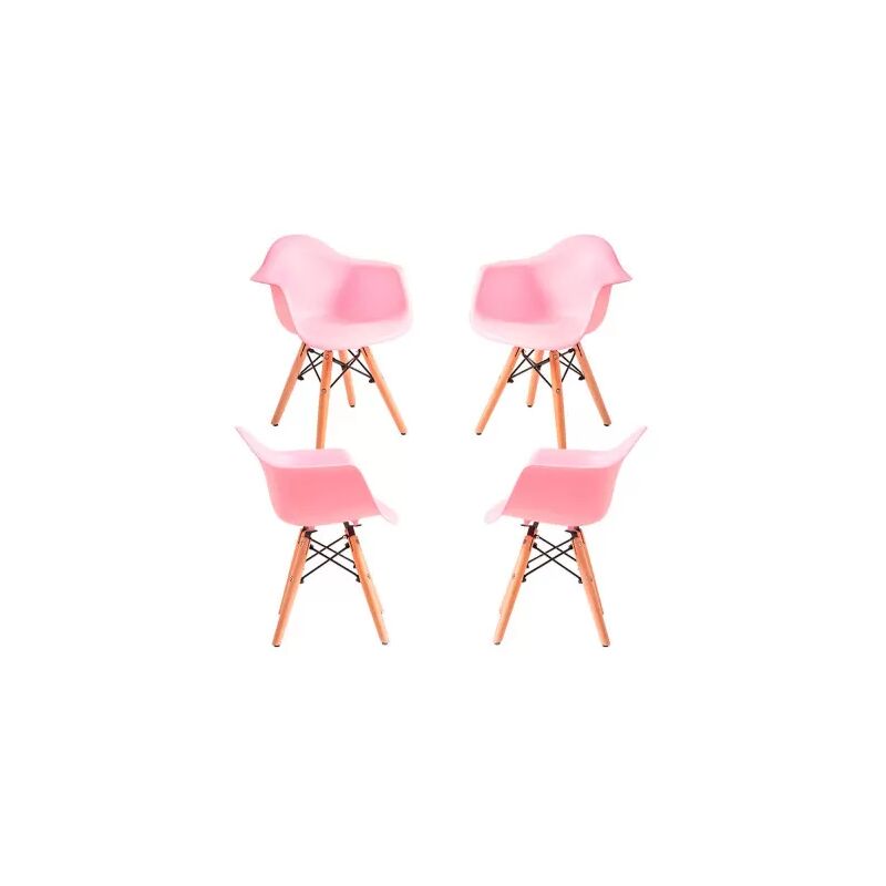 

Packs Sillas Comedor - Pack 4 Sillas Dau Kid (Infantil) - Rosa