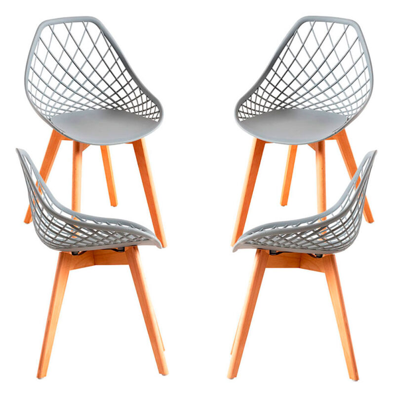 

Packs Sillas Comedor - Pack 4 Sillas Deli - Gris