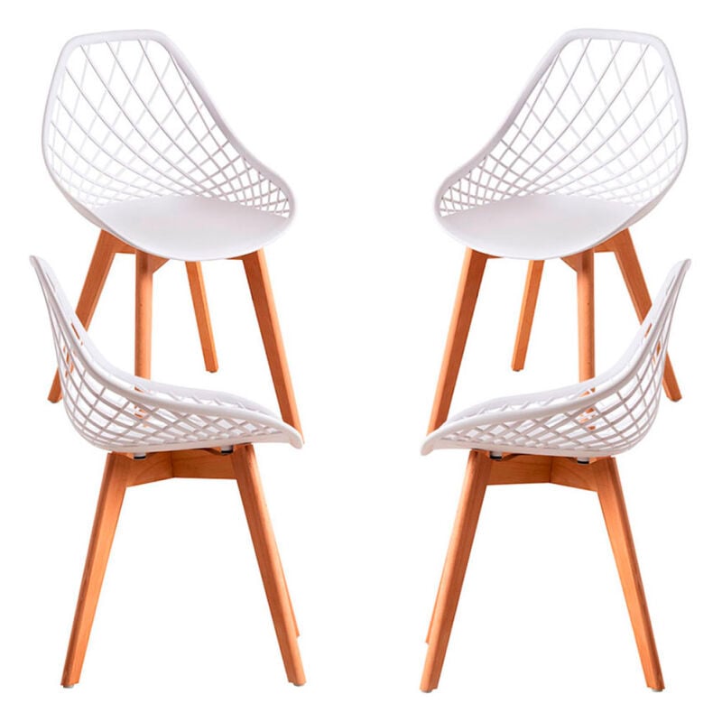 

Packs Sillas Comedor - Pack 4 Sillas Deli - Blanco