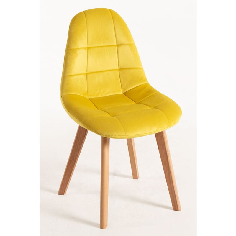 

Packs Sillas Comedor - Pack 4 Sillas Kelen Terciopelo - Amarillo