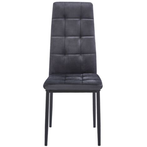 Packs Sillas Comedor - Pack 4 Sillas Lan Terciopelo - Gris oscuro