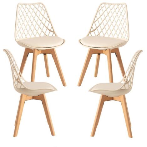 Packs Sillas Comedor - Pack 4 Sillas Mima - Beige