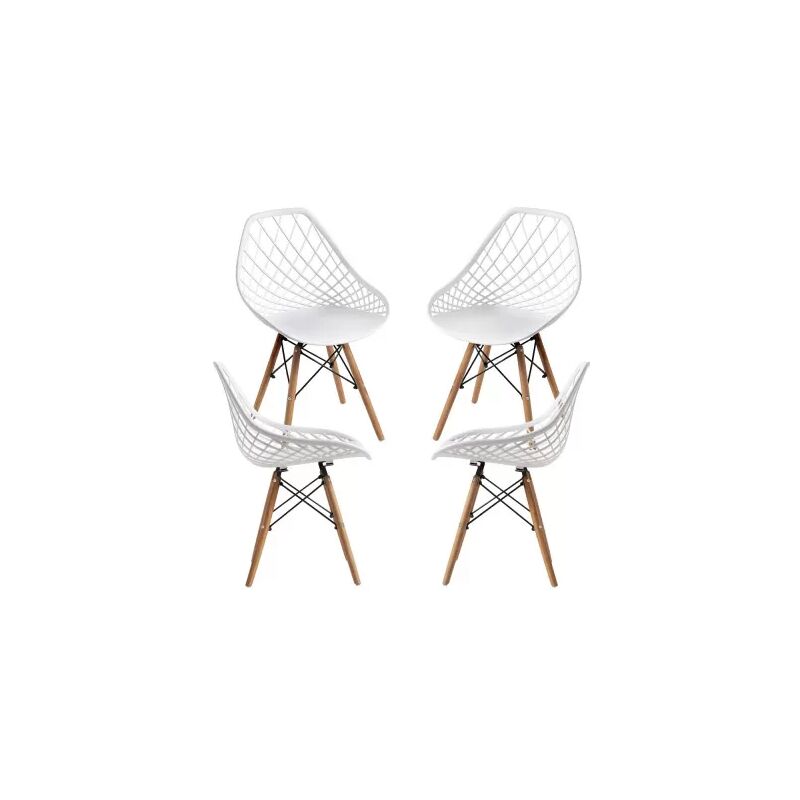 

Packs Sillas Comedor - Pack 4 Sillas Redy - Blanco