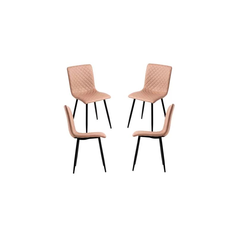 

Packs Sillas Comedor - Pack 4 Sillas Rom Polipiel - Marrón arena