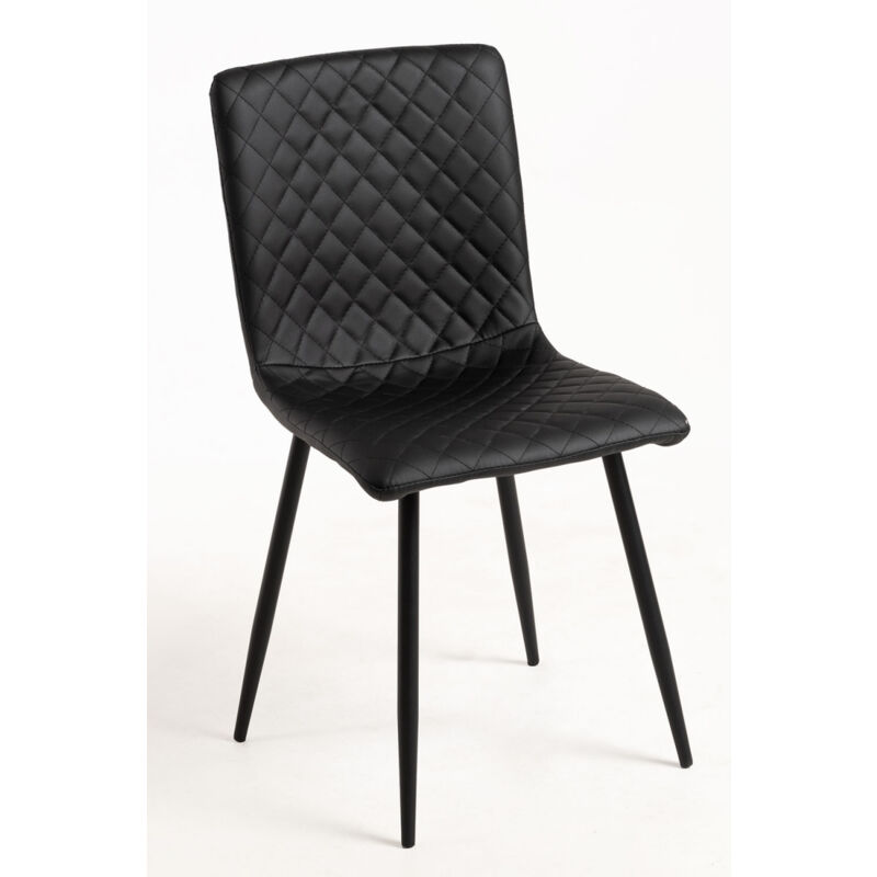 

Packs Sillas Comedor - Pack 4 Sillas Rom Polipiel - Negro