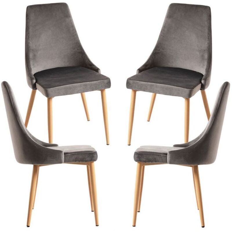 

Packs Sillas Comedor - Pack 4 Sillas Stoik Wood - Gris oscuro