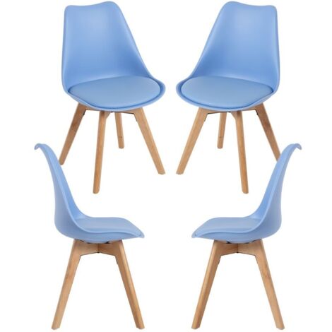 Packs Sillas Comedor - Pack 4 Sillas Synk Basic - Azul claro