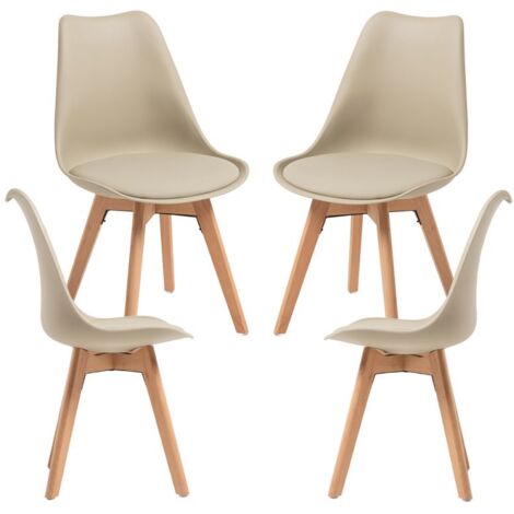 Packs Sillas Comedor - Pack 4 Sillas Synk Basic - Greige