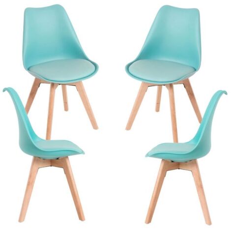 Packs Sillas Comedor - Pack 4 Sillas Synk Basic - Verde Agua