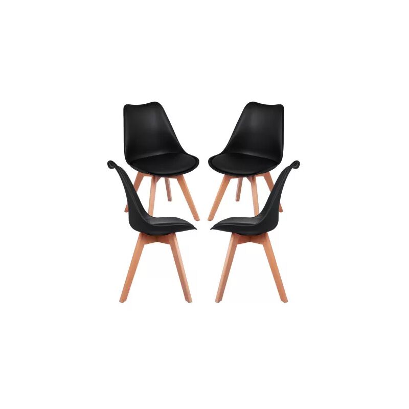 

Packs Sillas Comedor - Pack 4 Sillas Synk One - Negro