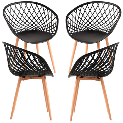 Packs Sillas Comedor - Pack 4 Sillas Vera - Negro
