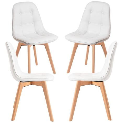 Packs Sillas Comedor - Pack 4 Sillas Vorak - Blanco