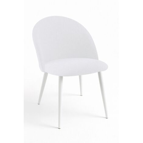 Packs Sillas Comedor - Pack 4 Sillas White Vint Tela - Blanco