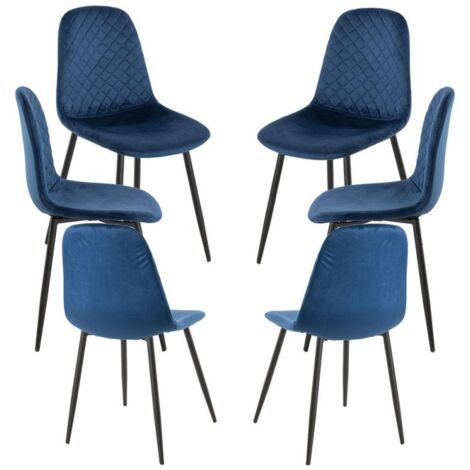Packs Sillas Comedor - Pack 6 Sillas Boide - Azul
