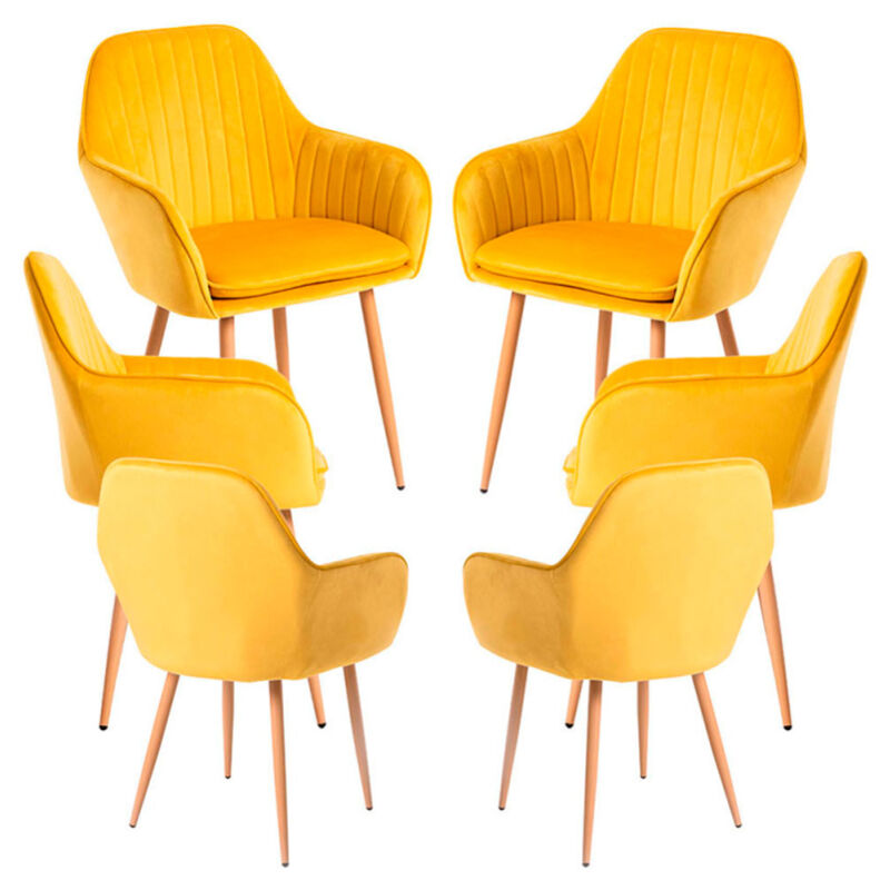 

Packs Sillas Comedor - Pack 6 Sillas Chic - Amarillo