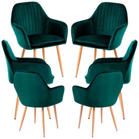 Packs Sillas Comedor - Pack 6 Sillas Chic - Verde