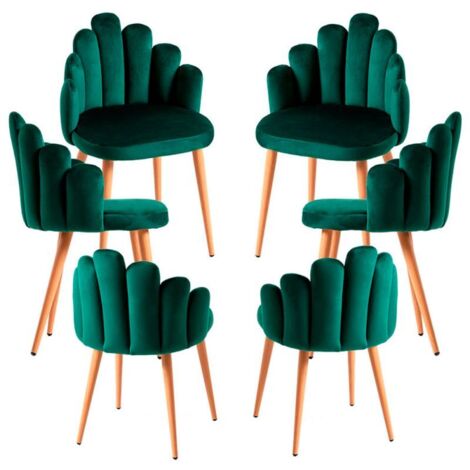 Packs Sillas Comedor - Pack 6 Sillas Hand Terciopelo - Verde