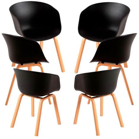 Packs Sillas Comedor - Pack 6 Sillas Hema - Negro