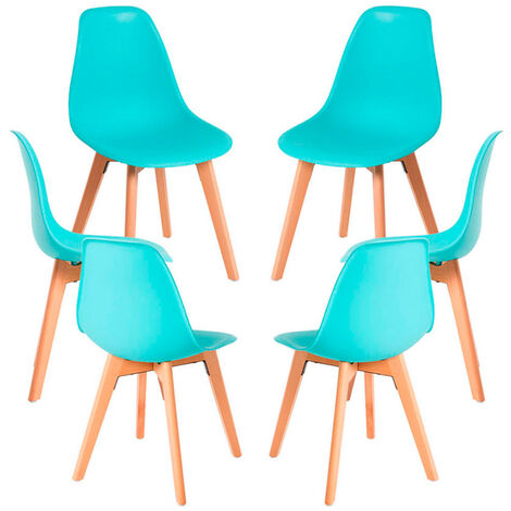 Packs Sillas Comedor - Pack 6 Sillas Kelen - Aguamarina