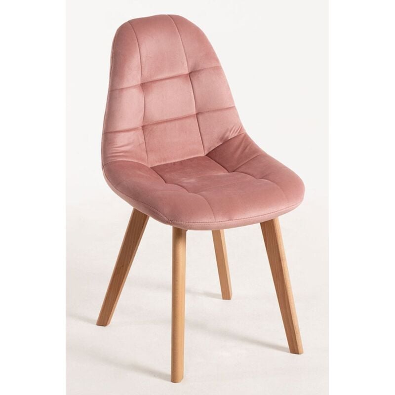 

Packs Sillas Comedor - Pack 6 Sillas Kelen Terciopelo - Rosa