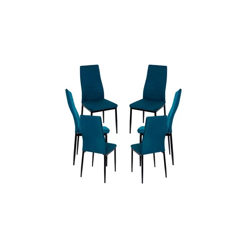 

Packs Sillas Comedor - Pack 6 Sillas Lauter Tela - Verde azulado