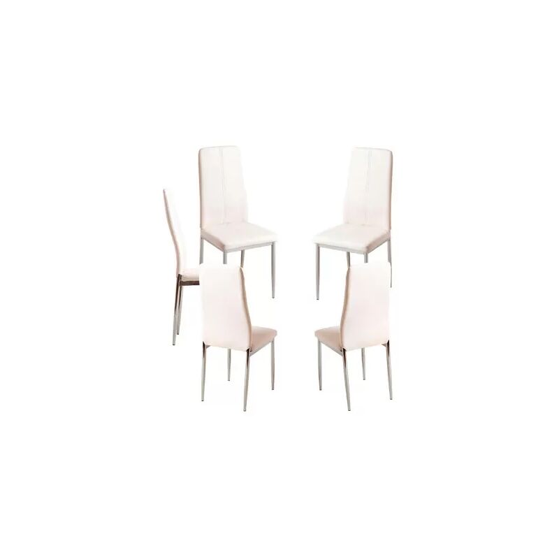 

Packs Sillas Comedor - Pack 6 Sillas Lonk Polipiel - Blanco