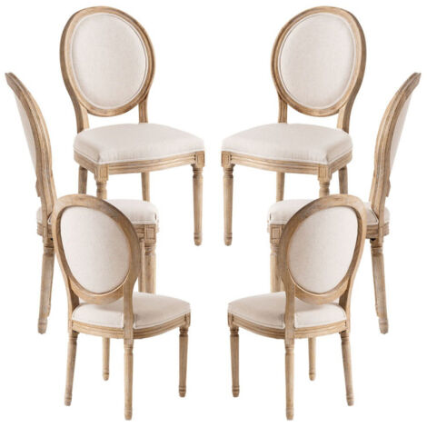Packs Sillas Comedor - Pack 6 Sillas Palace - Crema