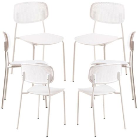 Packs Sillas Comedor - Pack 6 Sillas Piki - Blanco