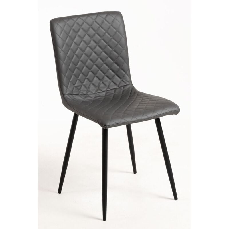 

Packs Sillas Comedor - Pack 6 Sillas Rom Polipiel - Gris