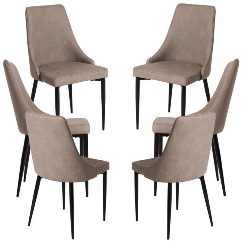 

Packs Sillas Comedor - Pack 6 Sillas Stoik Vintage - Gris