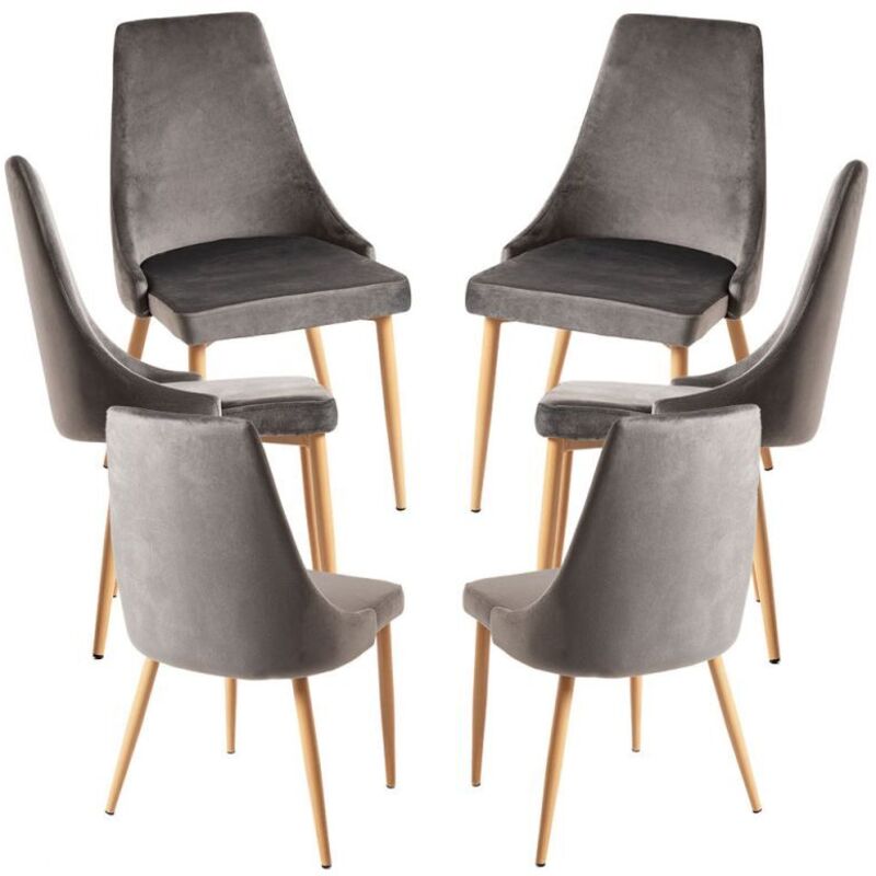 

Packs Sillas Comedor - Pack 6 Sillas Stoik Wood - Gris oscuro
