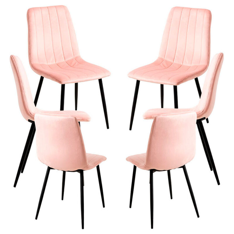 

Packs Sillas Comedor - Pack 6 Sillas Liny Terciopelo - Rosa