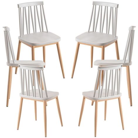 Packs Sillas Comedor - Pack 6 Sillas Tilba - Gris claro