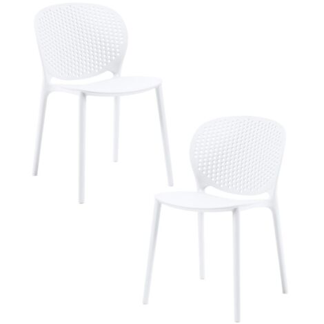 Packs Sillas Jardín - Pack 2 Sillas Brandi - Blanco