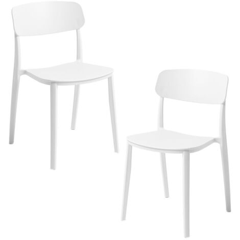 Packs Sillas Jardín - Pack 2 Sillas Bri - Blanco