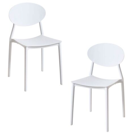 Packs Sillas Jardín - Pack 2 Sillas Bután - Blanco