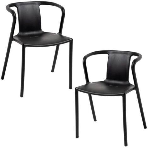 Packs Sillas Jardín - Pack 2 Sillas Indi - Negro