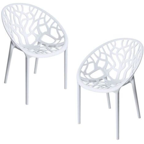 Packs Sillas Jardín - Pack 2 Sillas Nido - Blanco