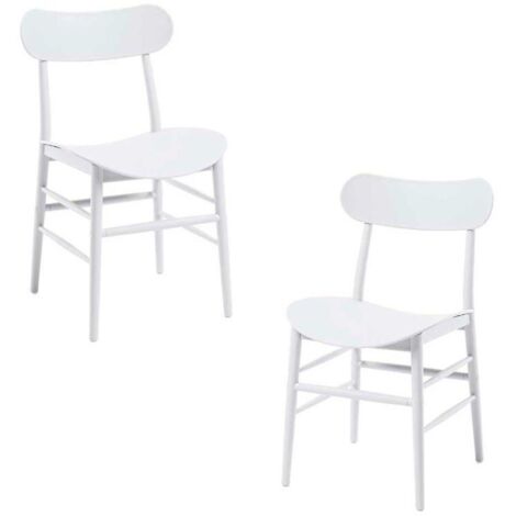 Packs Sillas Jardín - Pack 2 Sillas Teis - Blanco