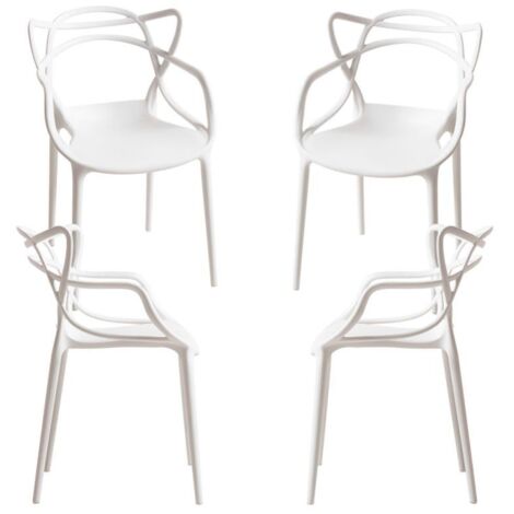 Packs Sillas Jardín - Pack 4 Sillas Korme Kid (Infantil) - Blanco