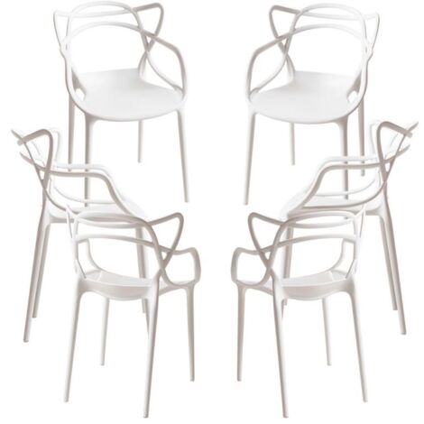 Packs Sillas Jardín - Pack 6 Sillas Korme Kid (Infantil) - Blanco